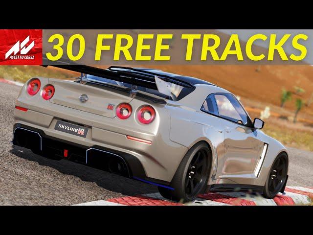 30 FREE Tracks You Should Own! - Download Links - Assetto Corsa 2023