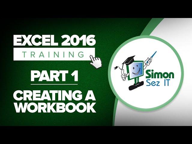 Excel 2016 for Beginners Part 1: How to Create a Spreadsheet With Excel 2016