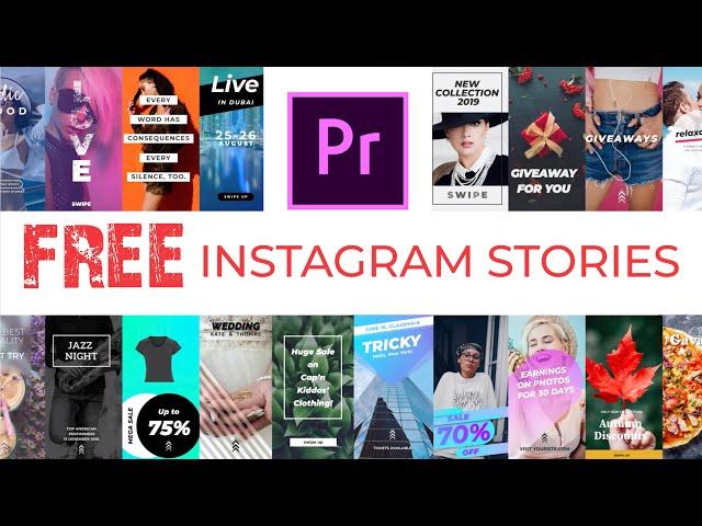 21 FREE Instagram Story Adobe Premiere Pro Templates