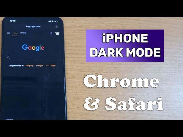 How to Enable Dark Mode for Google Chrome & Safari for iPhone (2022 UPDATED)