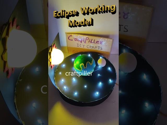 eclipse working model - #shorts  | craftpiller