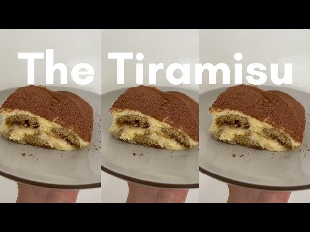 a celebratory tiramisu