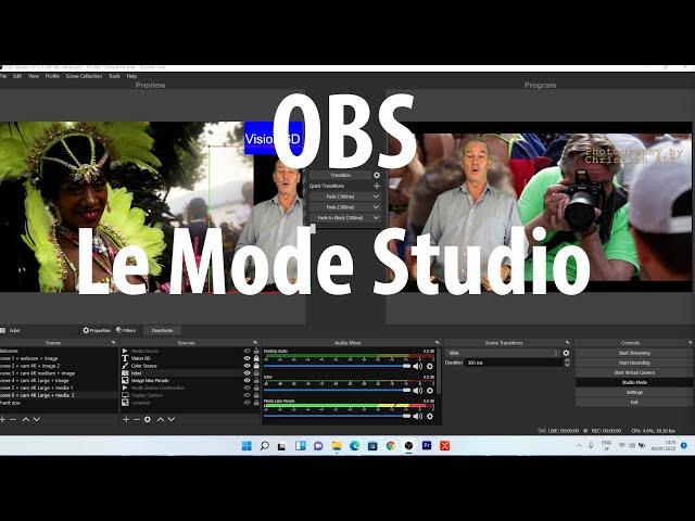 OBS #5 ● Apprendre Le Mode Studio ●  Simple avec Exemple