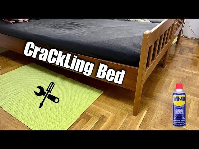 How To Fix Crackling Sound From Old Bed