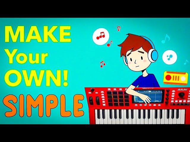 How to Make SIMPLE Chill Beats Effortlessly Akai MCP Key 37