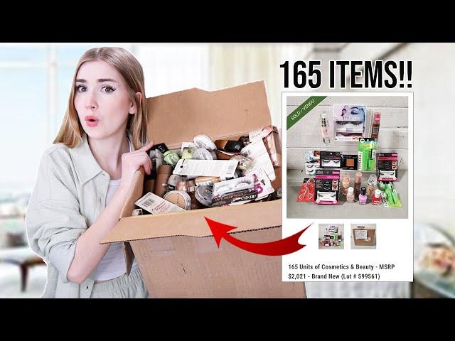 I Bought A Box Of Returned Makeup!! *165 ITEMS*