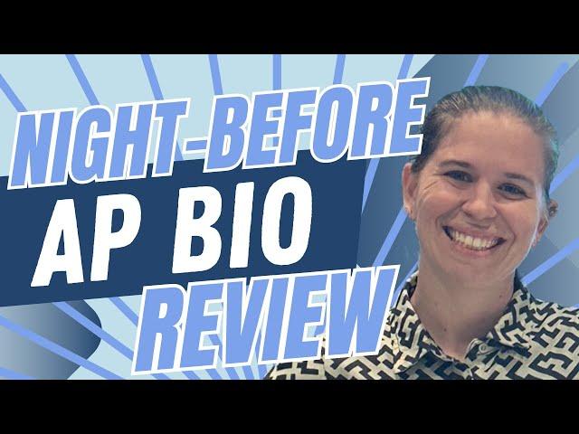 2024 AP Biology Exam Review