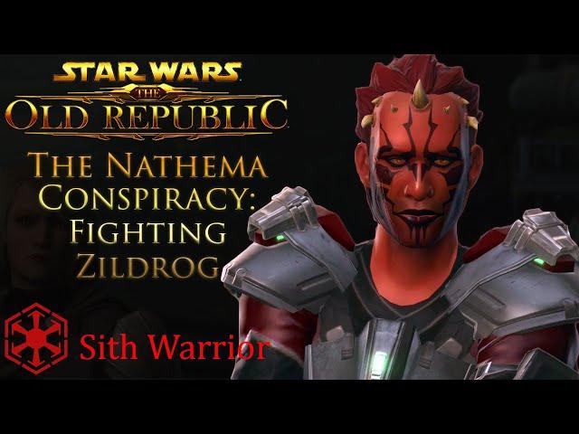 SWTOR The Nathema Conspiracy: Fighting Zildrog (Sith Warrior)