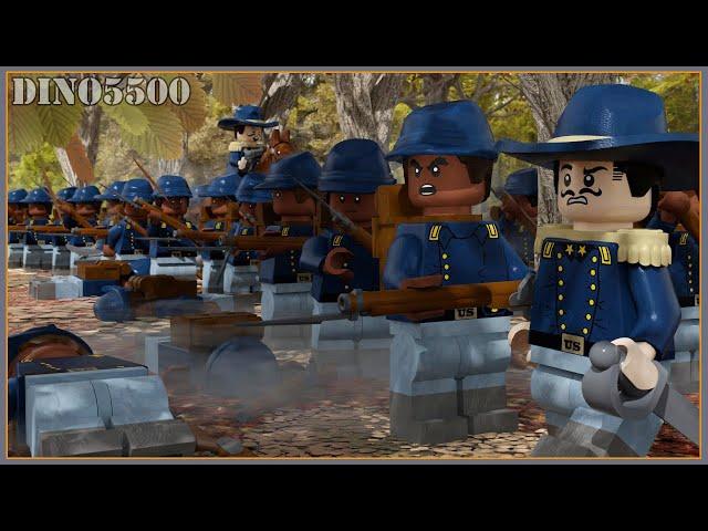 LEGO AMERICAN CIVIL WAR - FOREST BATTLE