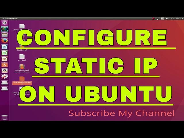 How to  add static/Public IP on Ubuntu 16.04,17.10,12.04 in GUI mode