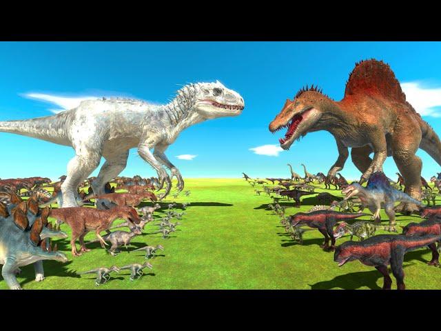 Dinosaur War - Spinosaurus Vs Indominus Rex