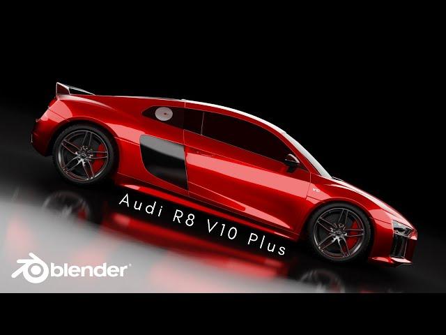 Audi R8 V10 Plus Cinematic Car Commercial || Blender || Sashank Gl 