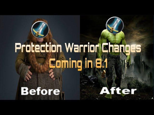 BFA 8.1| PROT WARRIOR CHANGES|BUFFS|NEW MASTERY