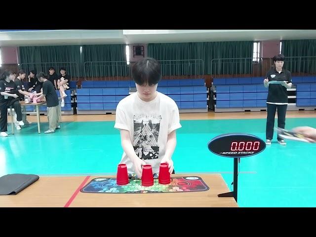 Si Eun Kim Sets New Female Individual 3-3-3 Sport Stacking World Record With a time of 1.546 seconds