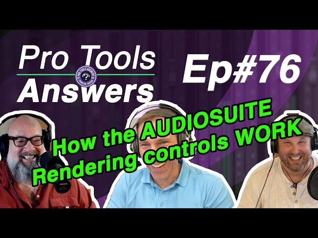 Pro Tools Answers #76 | AudioSuite Tips and Trick in Pro Tools