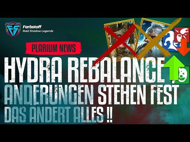 Raid: Shadow Legends - Hydra Rebalance - Alle Änderungen stehen fest und die haben es in sich !