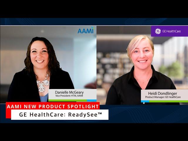 AAMI New Product Spotlight: GE HealthCare ReadySee™