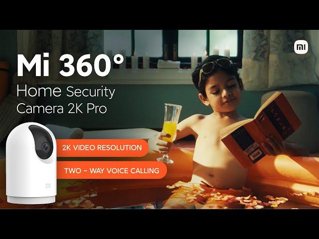 Mi Home Security Camera 2K Pro: 2K Video Resolution, 2-Way Voice Calling