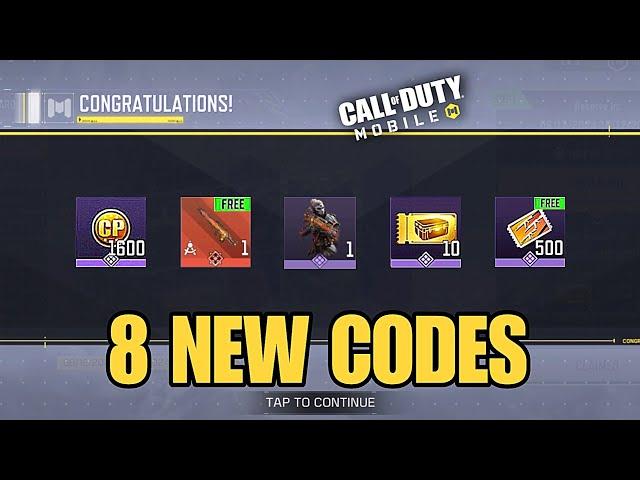 *NEW* CODM WORKING 8 NEW REDEEM CODES DECEMBER 2024 | CALL OF DUTY MOBILE NEW 8 WORKING REDEEM CODES