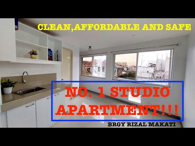 THE BEST STUDIO APARTMENT IN A. BONIFACIO STREET BARANGAY RIZAL MAKATI