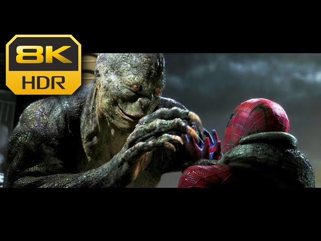 8K HDR | Amazing Spider-Man vs Lizard ᴬᵗᵐᵒˢ