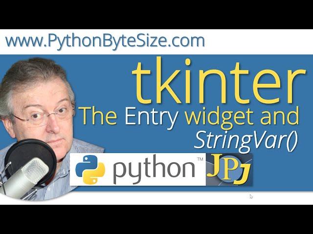 The Entry widget and StringVar()