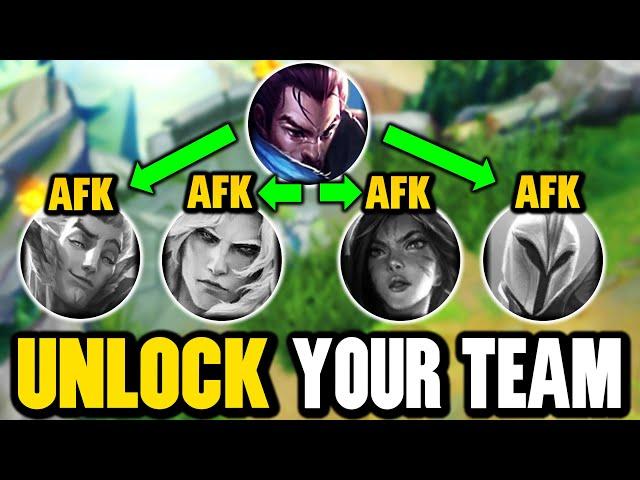 LEAGUE OF LEGENDS BUT WE HAVE TO UNLOCK OUR TEAMMATES (1 KILL = 1 TEAMMATE)