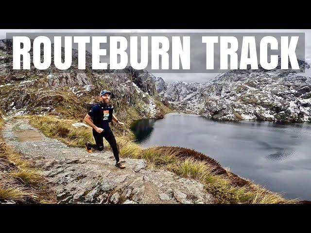 Running the Routeburn Track.  New Zealand's Great Walk in 1 Day