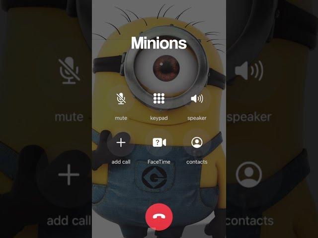 Incoming Call from Minions Fake call