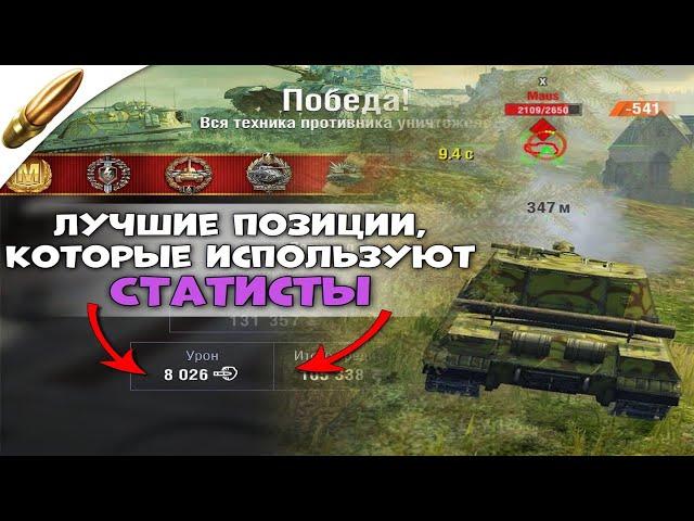 Самые ЛУЧШИЕ позиции от СТАТИСТОВ Wot Blitz / Обучение вот блиц - Часть 1 [Мидделбург, Порт]