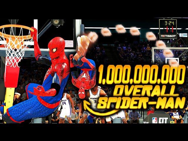 SPIDER-MAN 1 MILLION OVERALL BACKFLIP FULL COURT SHOTS! FIRST 1 MILLION OVERALL IN NBA 2K22