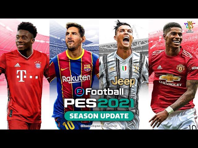 Efootball PES 2021 VIRTUARED V6 PATCH - GAMEPLAY