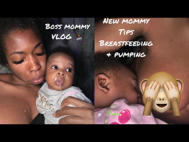 VLOG| BOSS mom getting her BOOBS sucked RAW, & pulled 