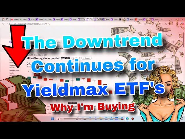 Is MORE Downside Ahead For Yieldmax ETF's?!  Why I Bought YMAX & Other Yieldmax ETF's NOW!