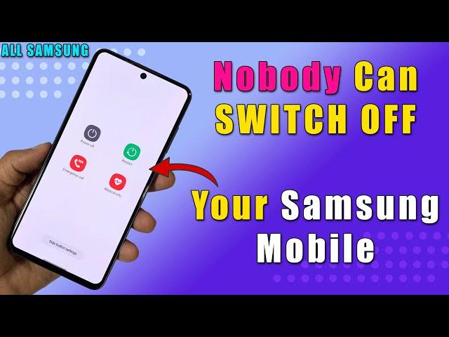 Ask Password Before Switch Off Samsung Mobile | Require password to power off in Samsung