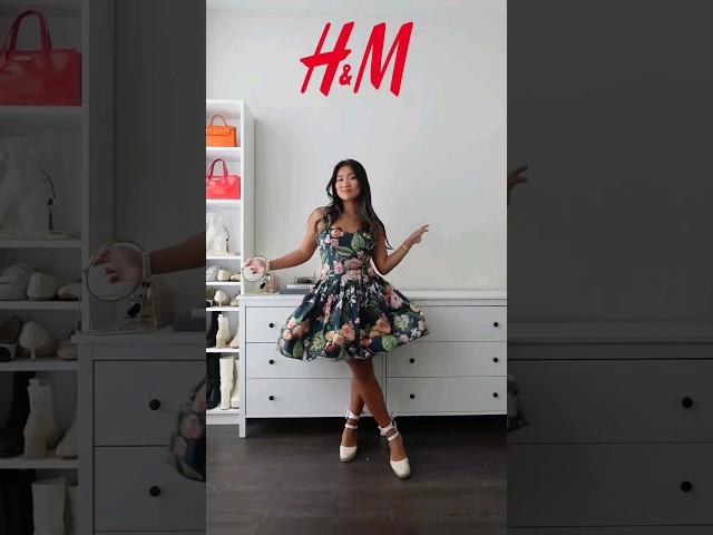 H&M NEW IN SPRING SUMMER DRESS TRY-ON HAUL  #hmhaul #tryonhaul2023 #shorts