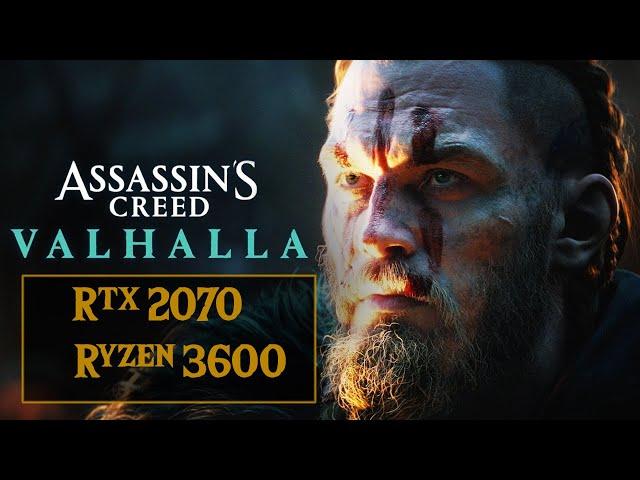 Is it Enough? Ryzen 5 3600 + RTX 2070 Assassin's Creed Valhalla Benchmark Tests 1080p (All Settings)