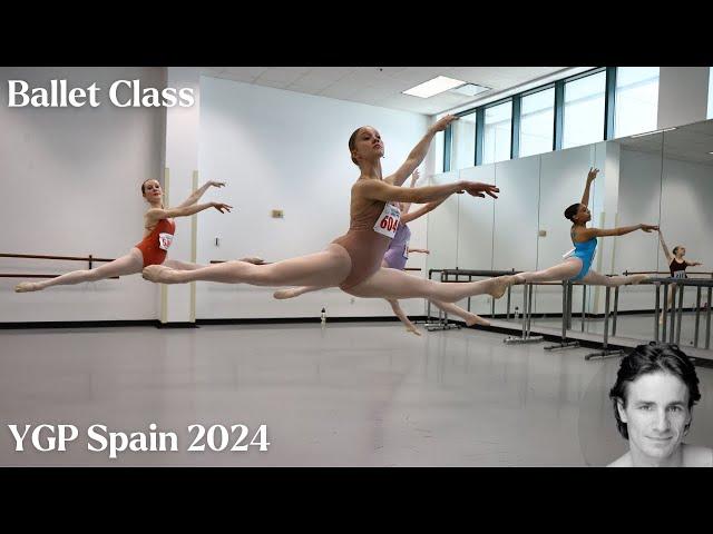 YGP 2024 Barcelona ~ Ballet Class With Maria Eichwald from John Cranko Schulte ~ Junior Soloists