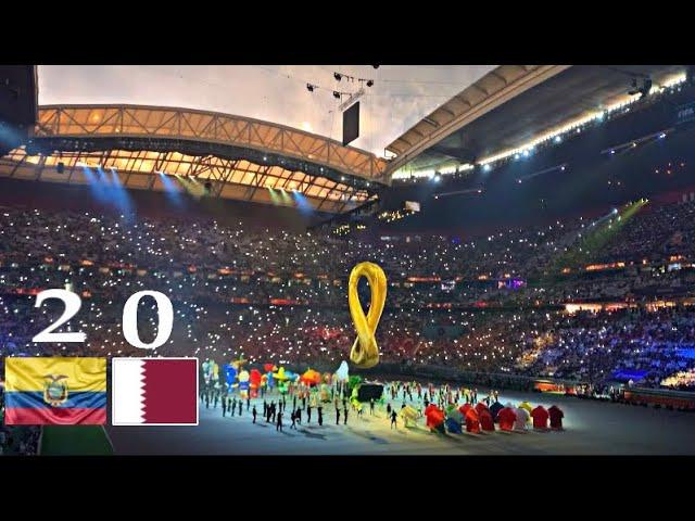 ECUADOR 2 - QATAR 0 | INAUGURACIÓN DEL MUNDIAL Qatar 2022