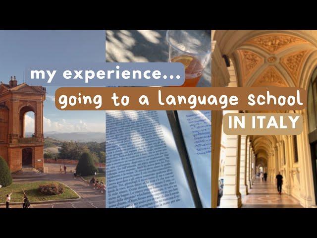 What it's like to study Italian in Italy! 