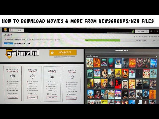 How To Download From Newsgroups/NZB Files