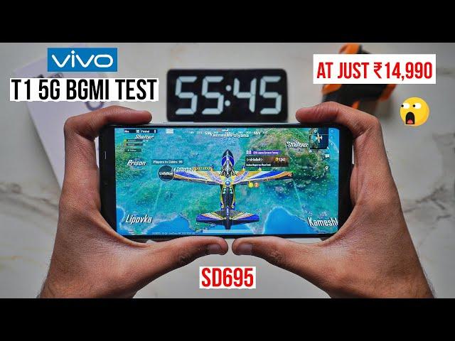 Vivo T1 5G Pubg Test, Heating and Battery Test | At Just ₹14,990 