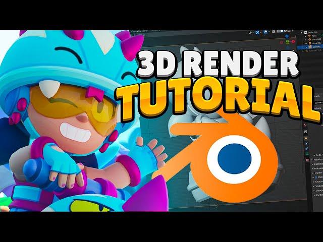 HOW TO MAKE BRAWL STARS 3D RENDERS!!! FULL GUIDE!! MODEL PACKS AND PSD TEXTURE PACK INCLUDED!