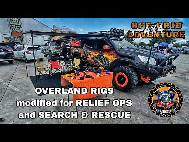 OVERLAND RIGS for RELIEF OPS, SEARCH & RESCUE at the AGILA AUTO SHOW 2024 | Off-Grid 4x4 Adventure