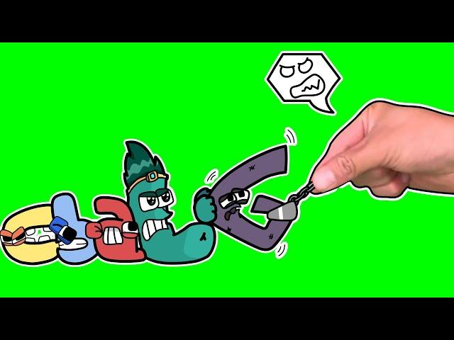 Alphabet Lore Finger Heart The letter L saves G & ABC XYZ fancy refill animation