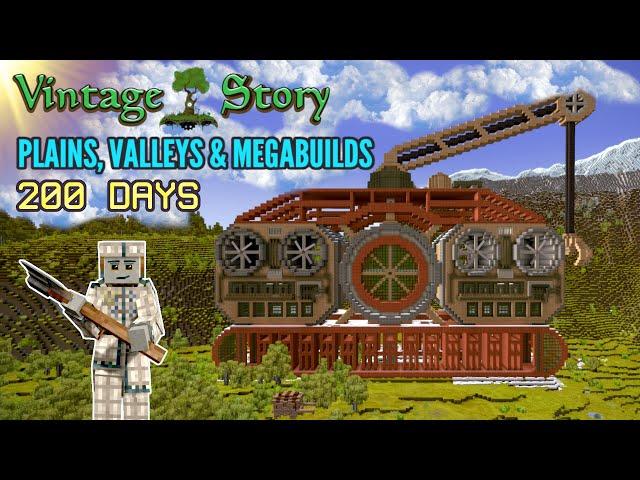 200 Days in Vintage Story: Plains, Valleys and Megabuilds