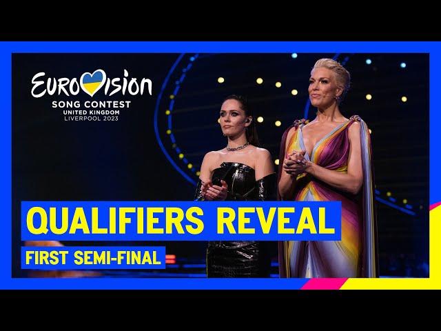 First Semi-Final qualifiers reveal | Eurovision 2023 | #UnitedByMusic 