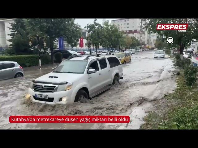 Kütahya’da metrekareye düşen yağış miktarı belli oldu