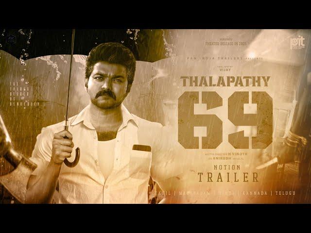 One Last Time (T69) - Notion Trailer 4 | Thalapathy Vijay | Bobby Deol | Pooja Hegde | Anirudh | PIT