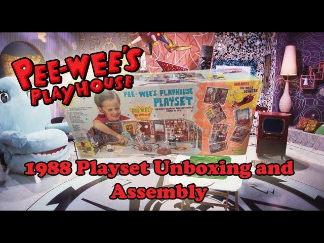 Pee Wees Playhouse 1988 Playset - Unboxing and Assembly